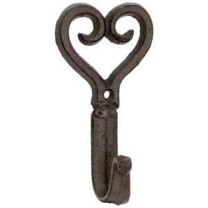 HEART HOOK 13X7CM