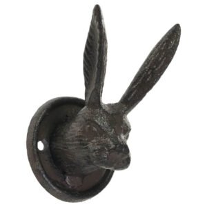RABBIT HEAD HOOK 10X6X7CM