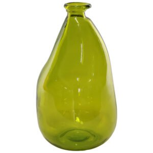 LIME GREEN VASE 36CM