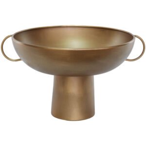 LOMBI FTD HANDLED COMPOTE MATT GOLD 21CM