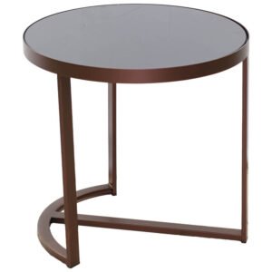 ECLIPSE SIDE BRONZE TABLE 45X47X47CM