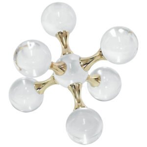 CRYSTAL ATOM OBJECT 17CM