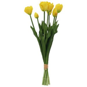 YELLOW TULIP 7 SPRAY 43CM