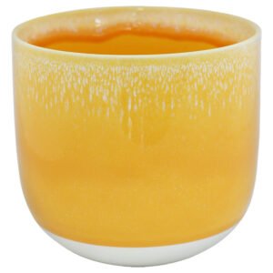 FUNKY YELLOW POT 15CM